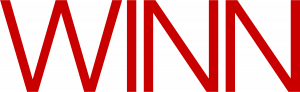 Winn spelled out in red block letters